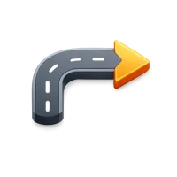 Turn 3D icon