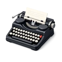 Typewriter 3D icon