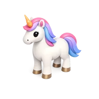 Unicorn 3D icon