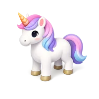 Unicorn 3D icon