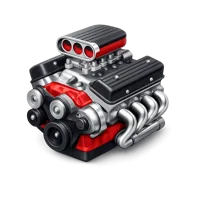 V8 Engine 3D icon
