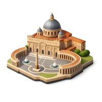 Vatican City 3D icon