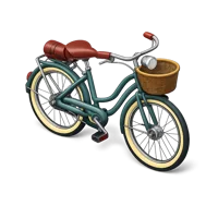 Vintage Bicycle 3D icon