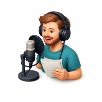 Voice Actor 3D icon