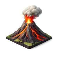 Volcano 3D icon