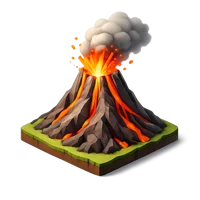 Volcano 3D icon