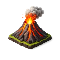 Volcano 3D icon