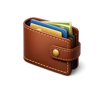 Wallet 3D icon