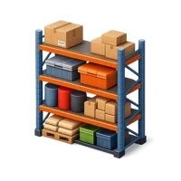 Warehouse Shelf 3D icon