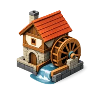 Watermill 3D icon