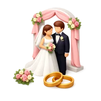 Wedding 3D icon