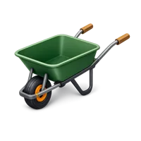 Wheelbarrow 3D icon