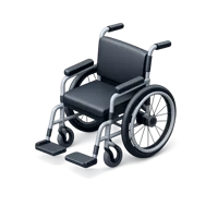 Wheelchair 3D icon