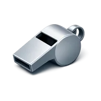 Whistle 3D icon