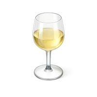 White Wine Glass 3D icon