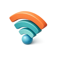 Wi-Fi 3D icon