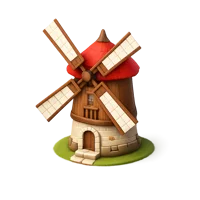 Windmill 3D icon