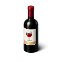 Wine Bottle 3D icon