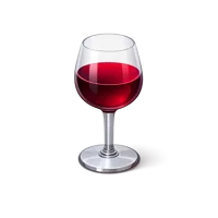Wine Glass 3D icon