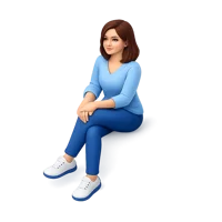 Woman 3D icon