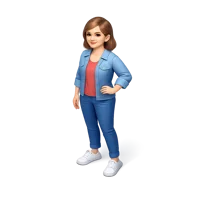 Woman 3D icon