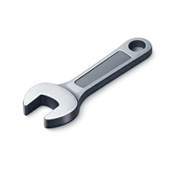 Wrench 3D icon