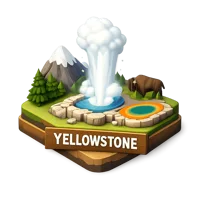 Yellowstone National Park 3D icon
