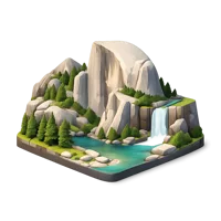 Yosemite National Park 3D icon