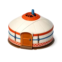 Yurt 3D icon