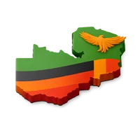 Zambia 3D icon