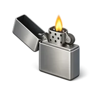 Zippo Lighter 3D icon